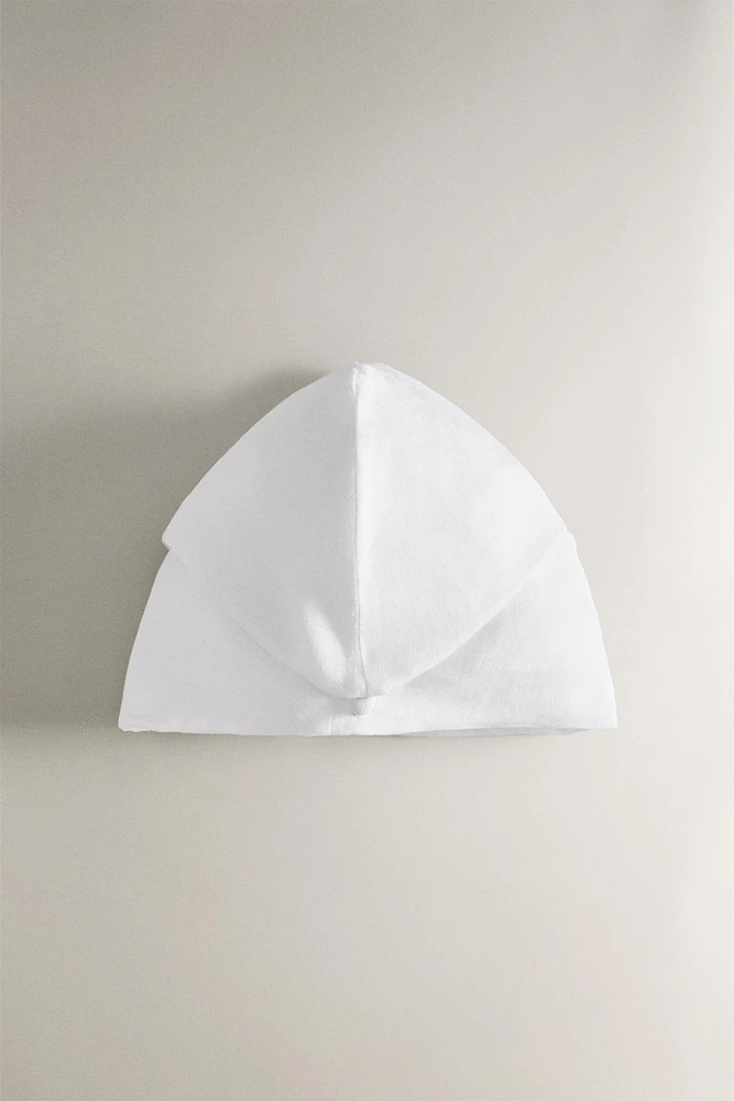 TURBAN SALLE DE BAIN LIN COTON