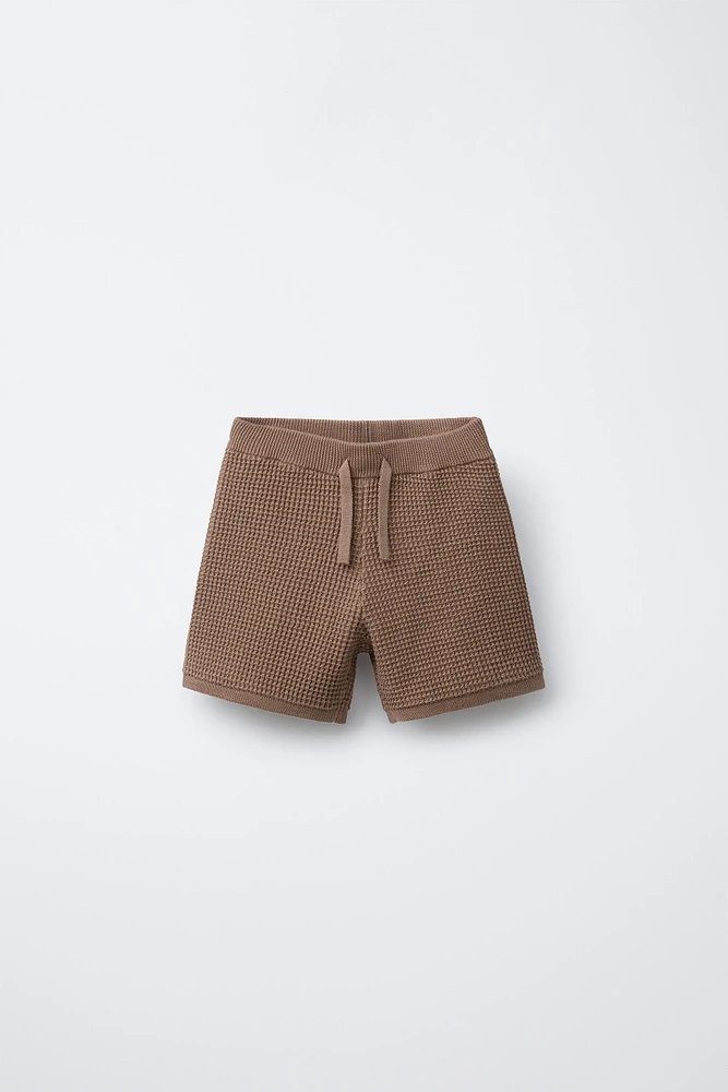 SHORT EN MAILLE