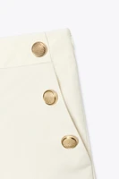 JUPE-CULOTTE BOUTONS