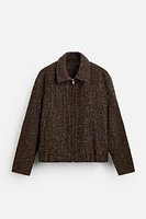 BLOUSON STRUCTURÉ PIED-DE-POULE