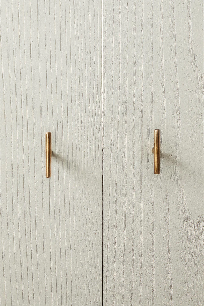 LOT BOUTONS DE PORTE MÉTALLIQUES DORÉS (LOT DE 2)