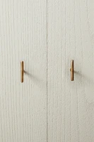 LOT BOUTONS DE PORTE MÉTALLIQUES DORÉS (LOT DE 2)