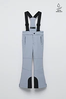 PANTALON À BRETELLES COUPE-VENT ET DÉPERLANT RECCO® SYSTEM SKI COLLECTION