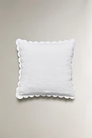 HOUSSE DE COUSSIN FLEURS ONDULÉ