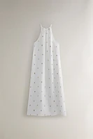 COTTON NIGHTGOWN WITH MINI FLOWERS