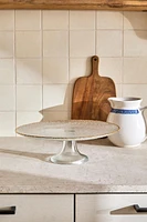 PLAT VERRE RECYCLABLE RELIEF LISERÉ DORÉ