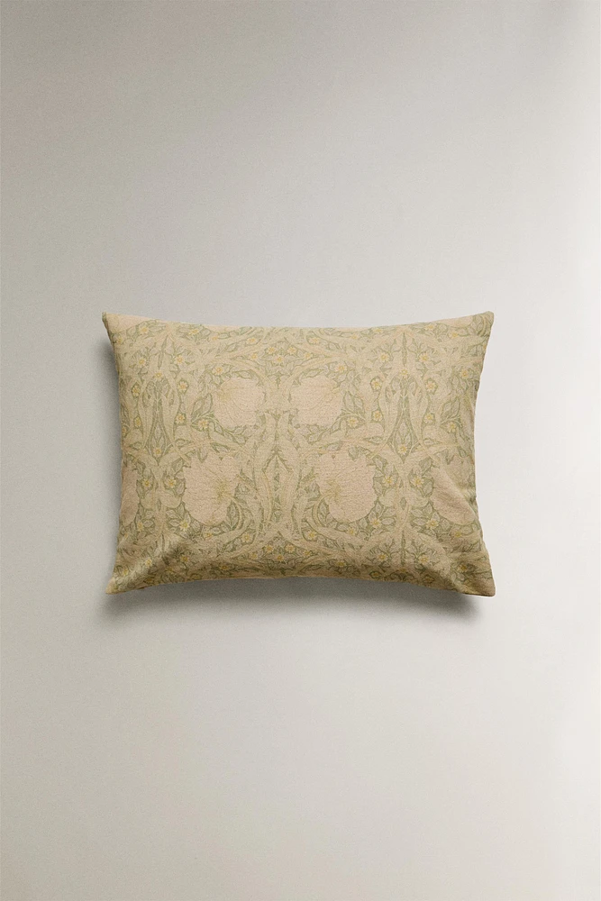 MORRIS & CO. LINEN COTTON THROW PILLOW COVER