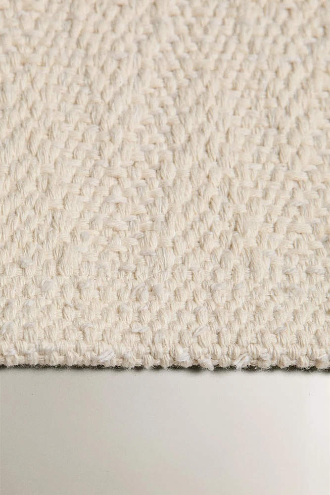 TAPIS COTON RELIEF