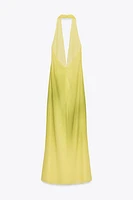 ROBE LONGUE NŒUD IMPRIMÉ