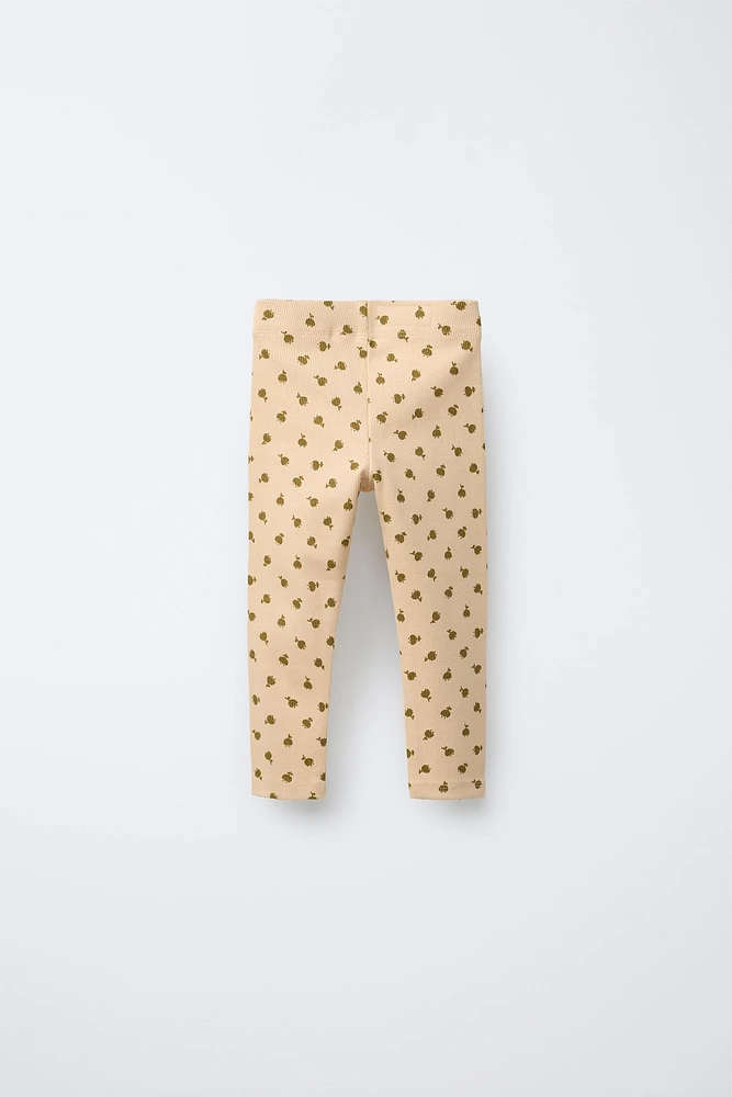 LEGGING CÔTELÉ IMPRIMÉ