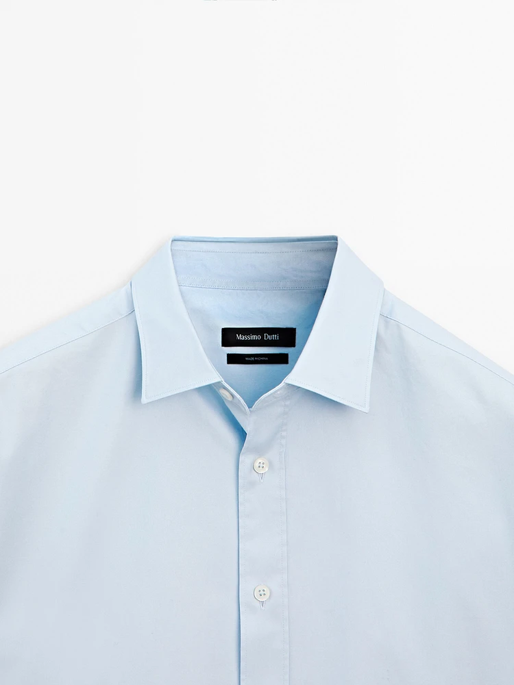 Chemise regular fit serge 100 % coton