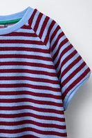 T-SHIRT À RAYURES SERVIETTE
