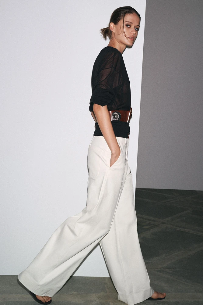 JEAN ZW COLLECTION WIDE LEG TAILLE HAUTE