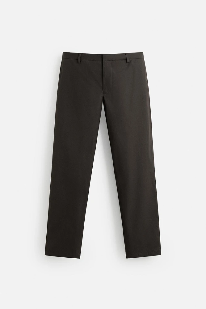 PANTALON DE COSTUME EFFET CIRÉ