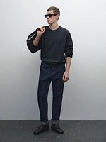 100% cotton knit sweater