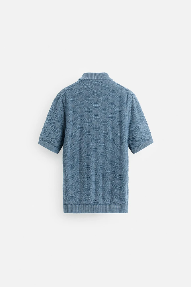 DIAMOND KNIT SHIRT