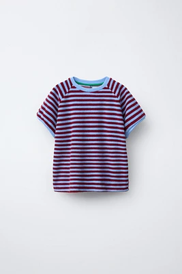 T-SHIRT À RAYURES SERVIETTE