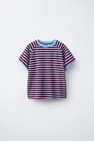 T-SHIRT À RAYURES SERVIETTE