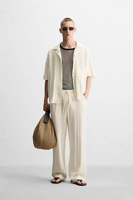 CHEMISE STRUCTURE OUVERTE