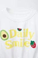 CROCHET PRINT T-SHIRT