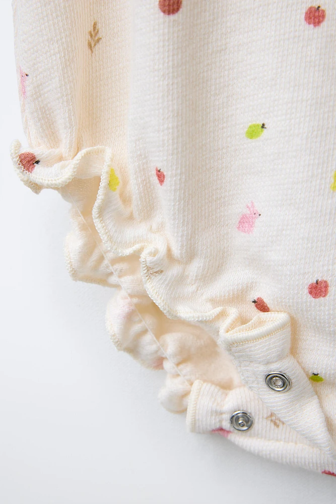 FRUIT RUFFLE ROMPER