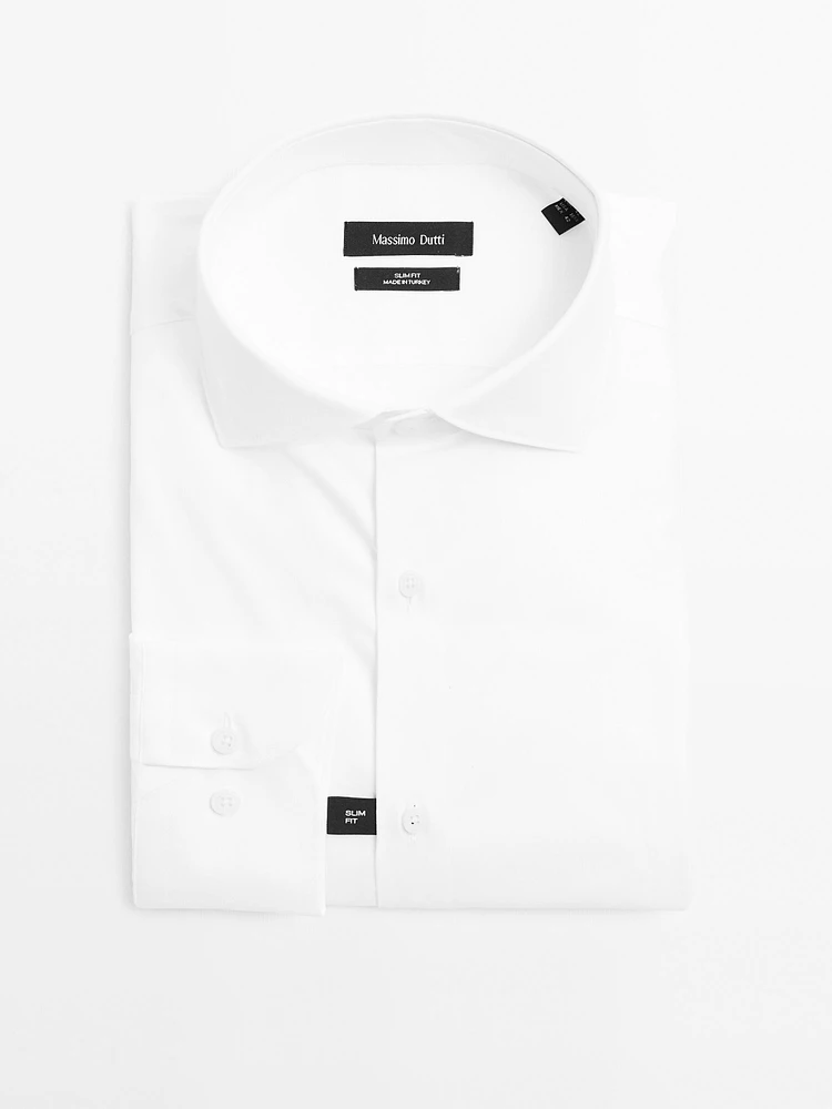 Chemise slim 100 % coton