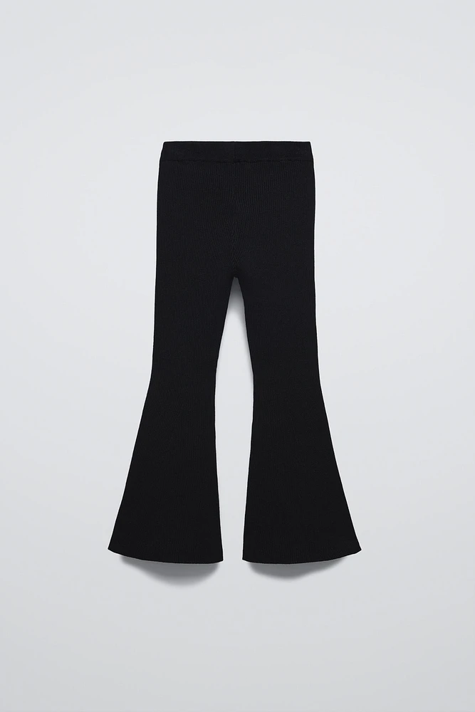LEGGING FLARE EN MAILLE