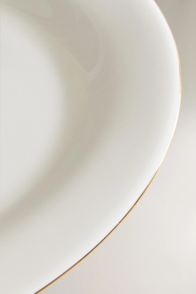 PLAT OVALE PORCELAINE BONE CHINA BORD