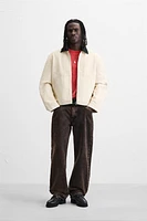 MIXED COLLAR JACKET
