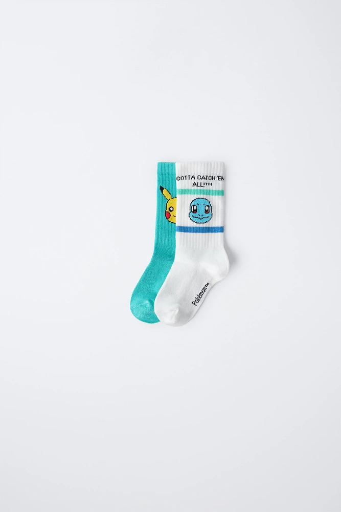 LOT DE DEUX PAIRES CHAUSSETTES PIKACHU POKÉMON ™