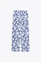 PANTALON IMPRIMÉ FLEURS