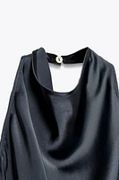 ZW COLLECTION SATIN HALTER TOP