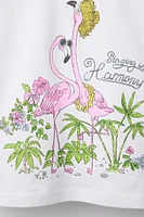 PRINTED RAGLAN SLEEVE T-SHIRT