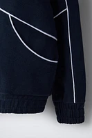 PLUSH SWEATSHIRT WITH TEXT