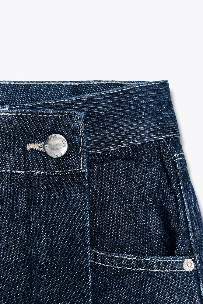 Z1975 WRAP DENIM SKORT