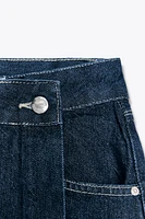 Z1975 WRAP DENIM SKORT