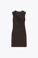 ROBE COURTE DRAPÉE