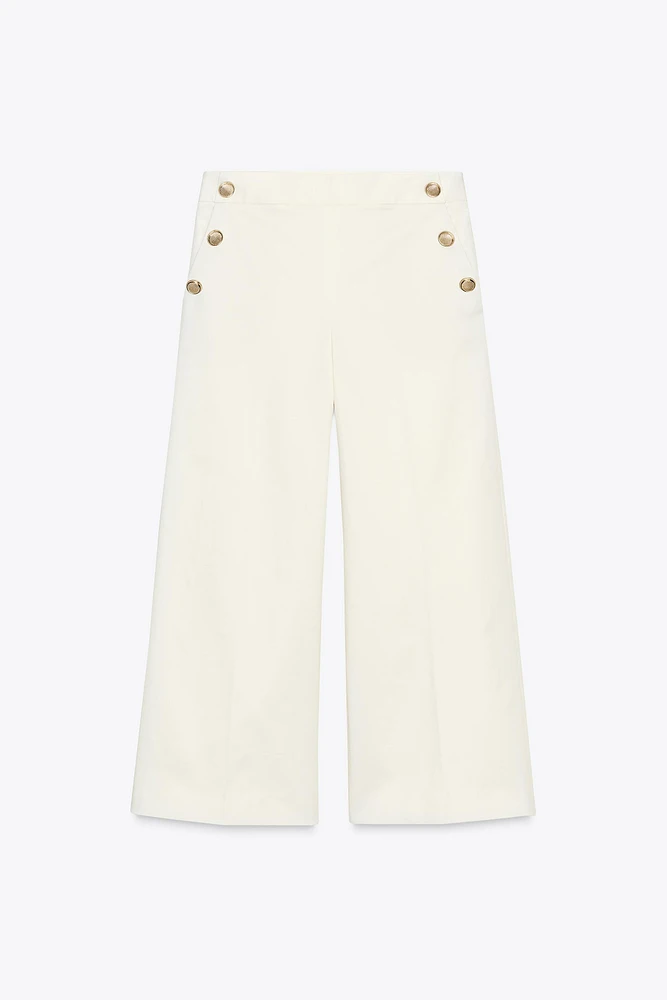 JUPE-CULOTTE BOUTONS