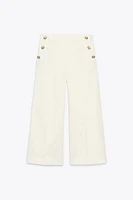 JUPE-CULOTTE BOUTONS