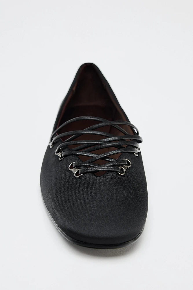 BALLERINES EFFET SATINÉ 50E ANNIVERSAIRE