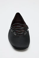 BALLERINES EFFET SATINÉ 50E ANNIVERSAIRE