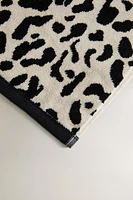 SERVIETTE DE BAIN VELOURS IMPRIMÉ ANIMAL