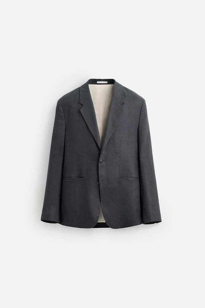 100% LINEN SUIT BLAZER