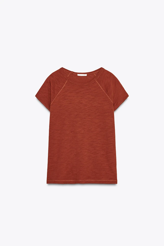 SLUB COTTON T-SHIRT
