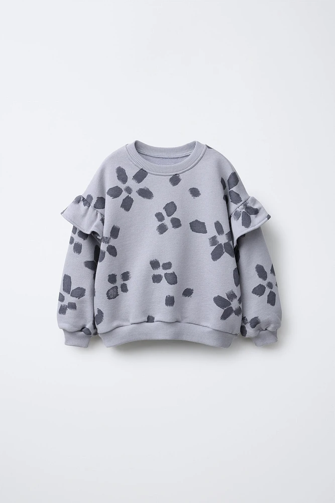 SWEAT IMPRIMÉ FLEURS