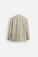 LIMITED EDITION PLAID SUIT BLAZER