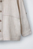 CHEMISE AVEC SURPIQÛRES EN CONTRASTE