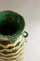 VASE CÉRAMIQUE ALLONGÉ