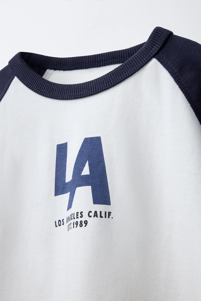 CONTRAST JOGGING T-SHIRT