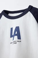 CONTRAST JOGGING T-SHIRT